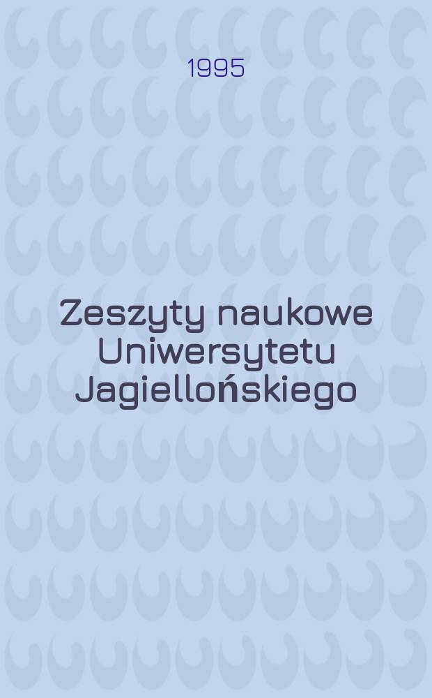 Zeszyty naukowe Uniwersytetu Jagiellońskiego : Milieu naturel et activités socio-économiques dans les montagnes (Carpates - Massif Central)