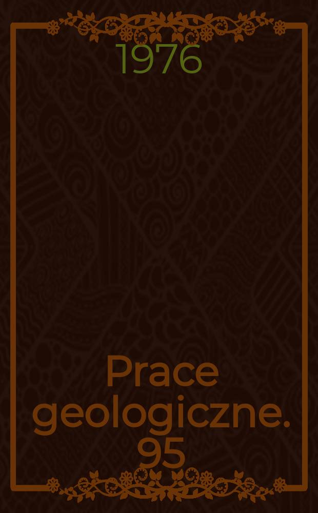 Prace geologiczne. 95 : Petrofizyczna charakterystyka klastycznych skał ...