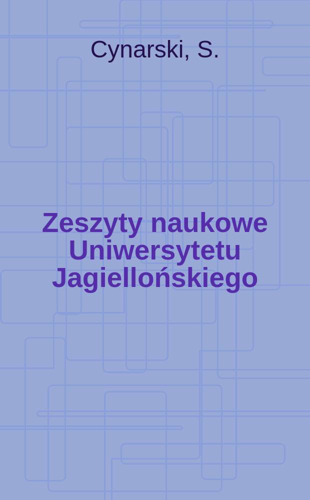 Zeszyty naukowe Uniwersytetu Jagiellońskiego : Paolo Sarpi i jego związki z Polska
