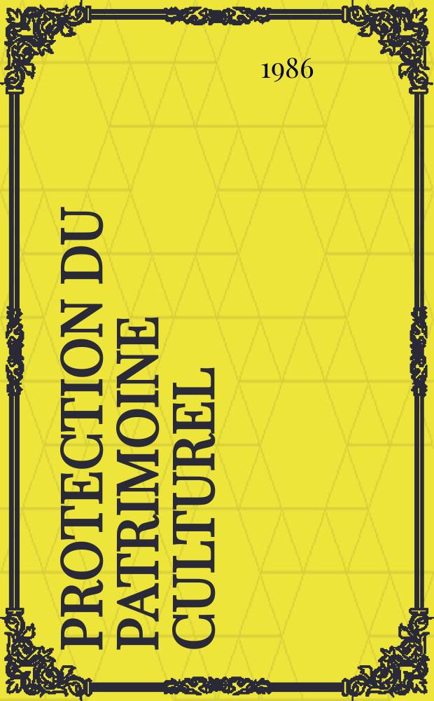 Protection du patrimoine culturel : Cahiers techniques: mus&eacute;es et monuments. 7 : Les Technologies apporopri&eacute;es au service de la conservation des biens culturels