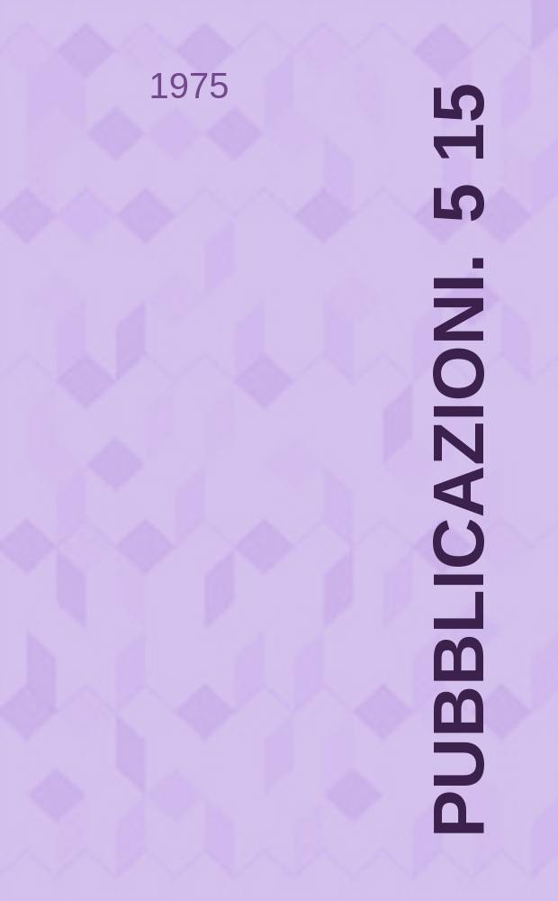 [Pubblicazioni ]. 5[15] : Puglia
