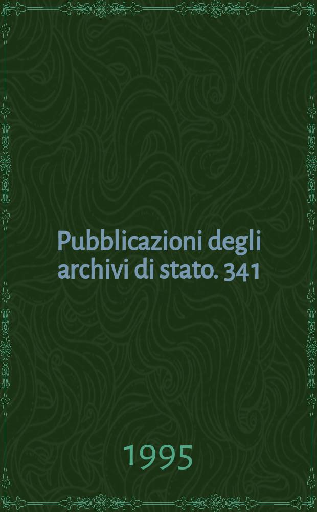Pubblicazioni degli archivi di stato. 34[1] : Gli archivi per la storia dell'alimentazione