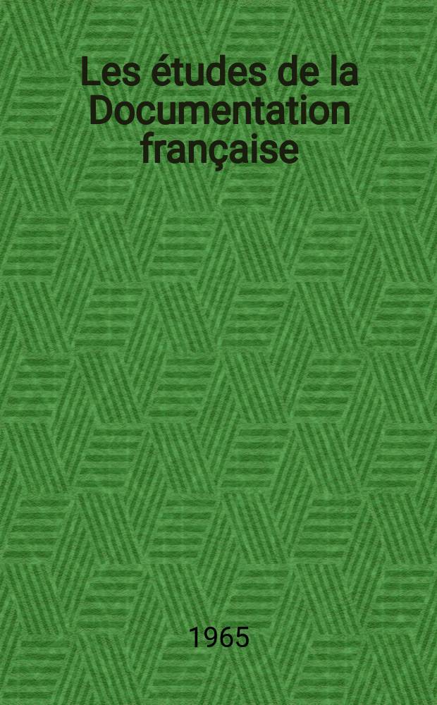 Les études de la Documentation française
