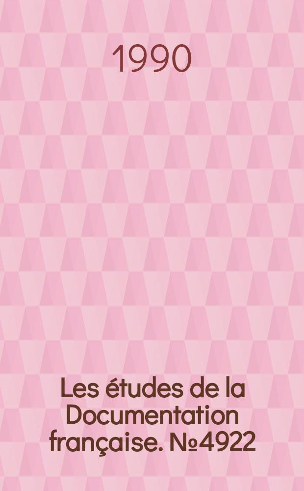 Les études de la Documentation française. №4922