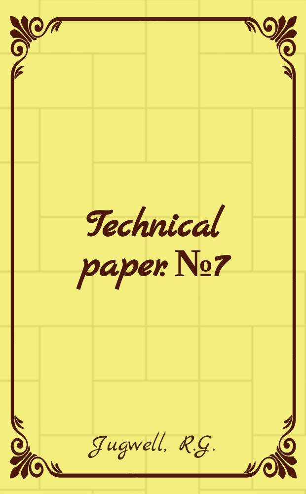 Technical paper. №7 : The place of planning in society