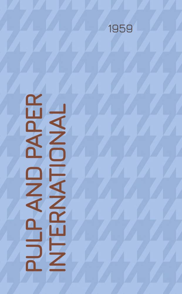 Pulp and paper international