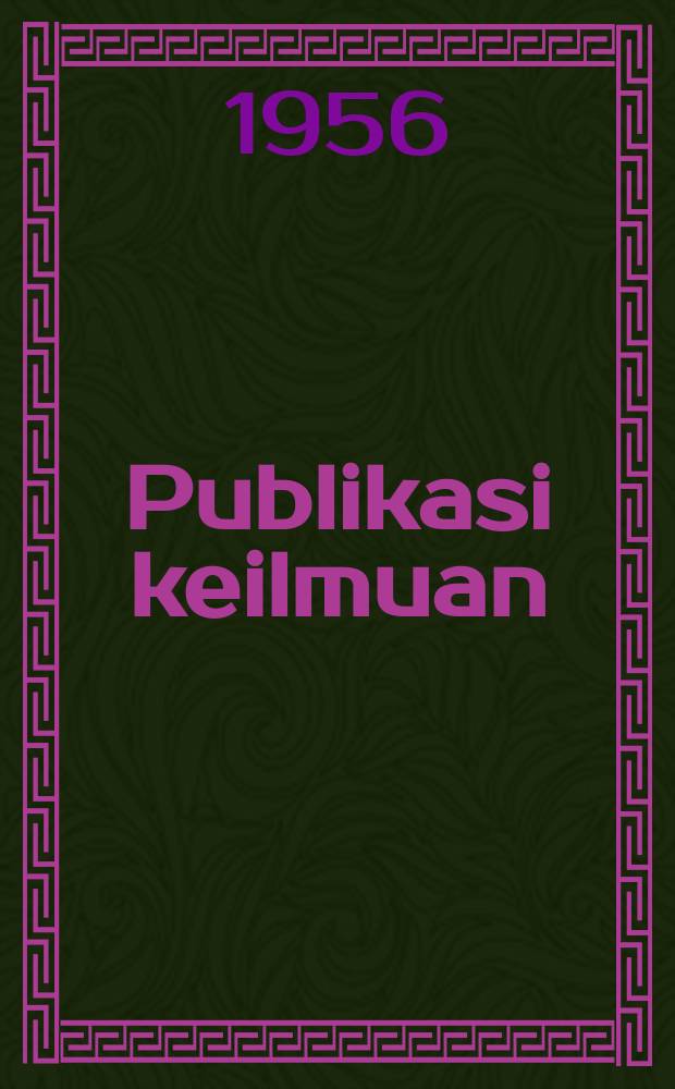 Publikasi keilmuan
