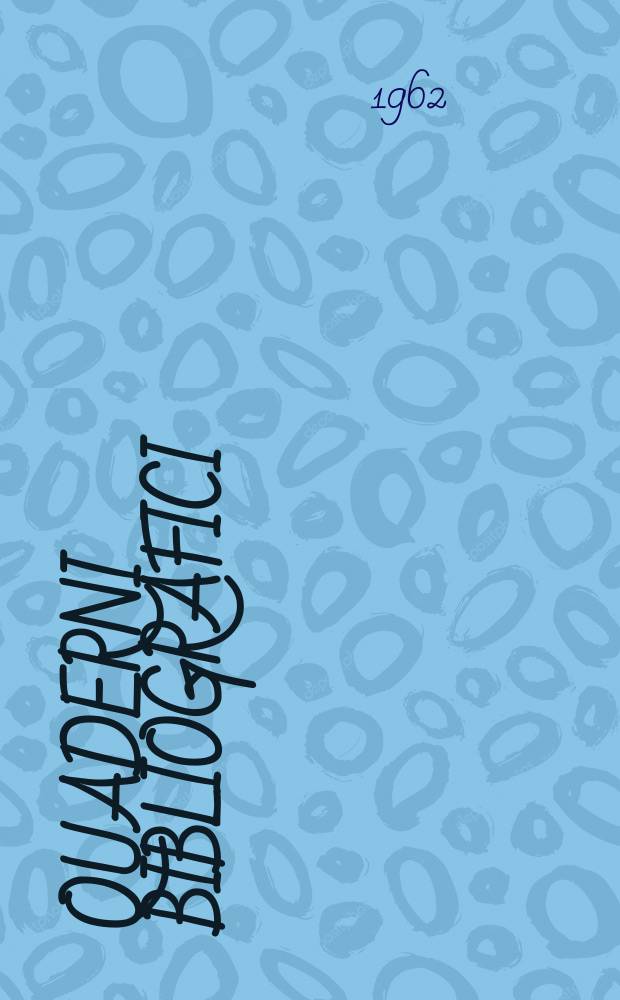 Quaderni bibliografici