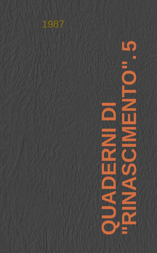 Quaderni di "Rinascimento". 5 : Marcilio Ficino et la théologie ancienne