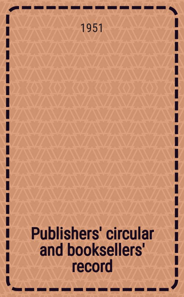 Publishers' circular and booksellers' record : Sports and athletics supplement