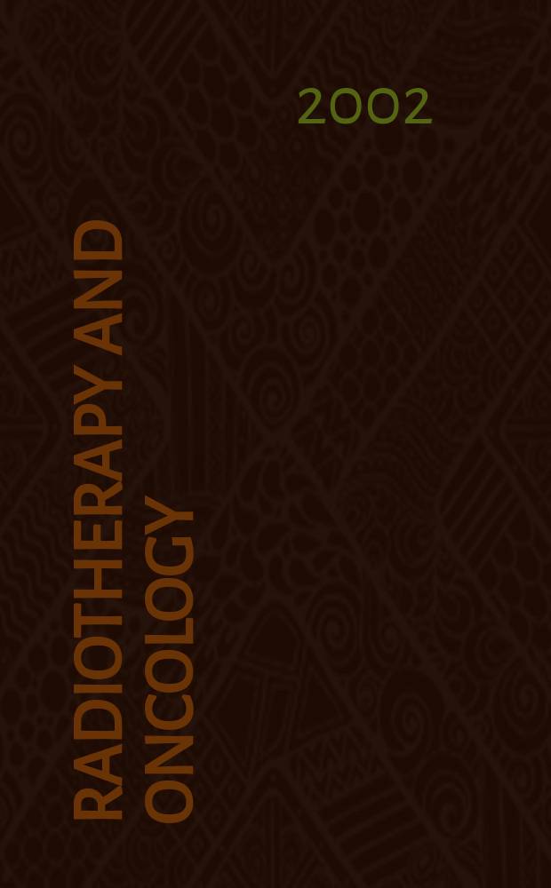 Radiotherapy and oncology : J. of the Europ. soc. for therapeutic radiology a. oncology. Vol.63, №2