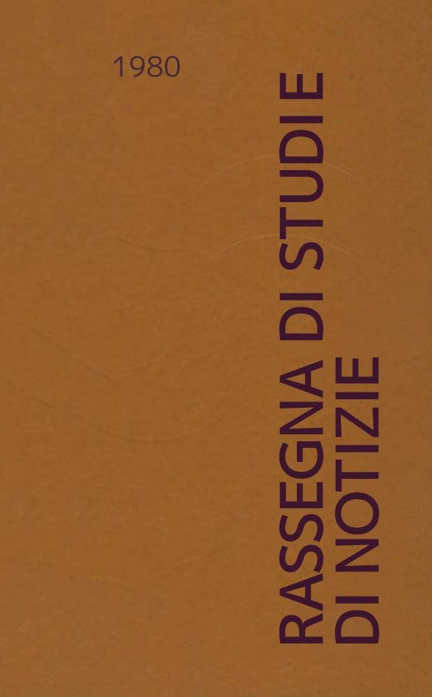 Rassegna di studi e di notizie : Racc. delle stampe A. Bertarelli : Racc. di arte applicata