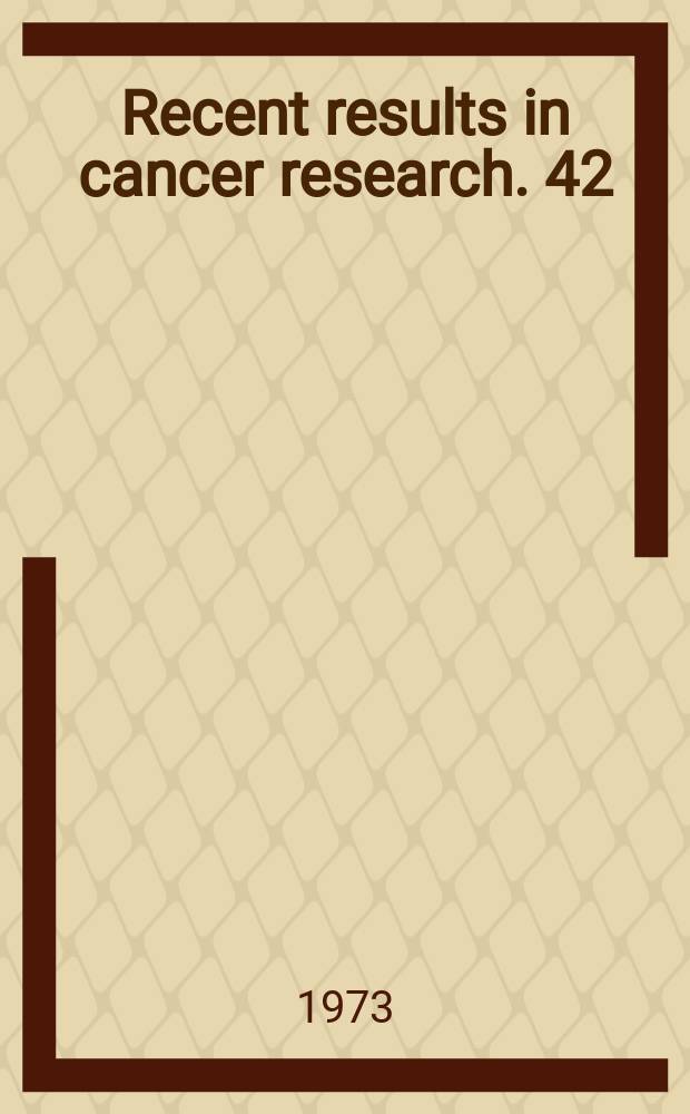 Recent results in cancer research. 42 : Breast canceria challenging problem