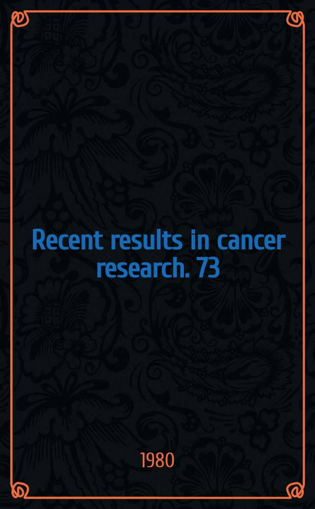 Recent results in cancer research. 73 : Thyroid cancer