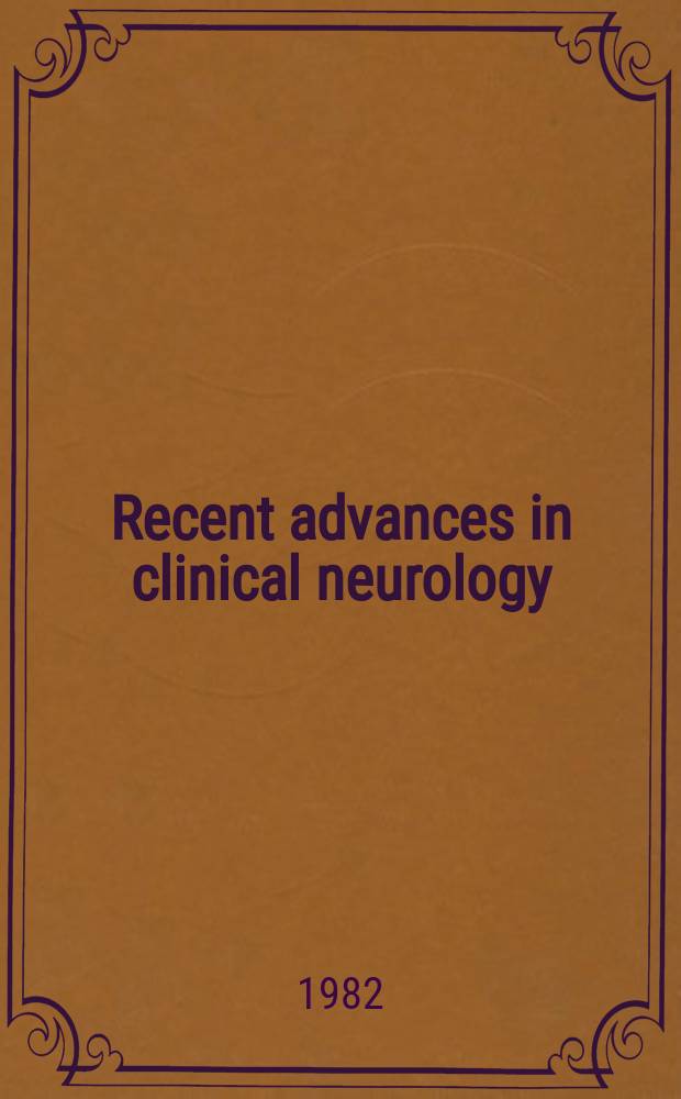 Recent advances in clinical neurology