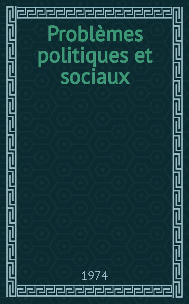 Problèmes politiques et sociaux : Articles et documents d'actualité mondiale. №240 : Le Syndicalisme ouvrier japonais