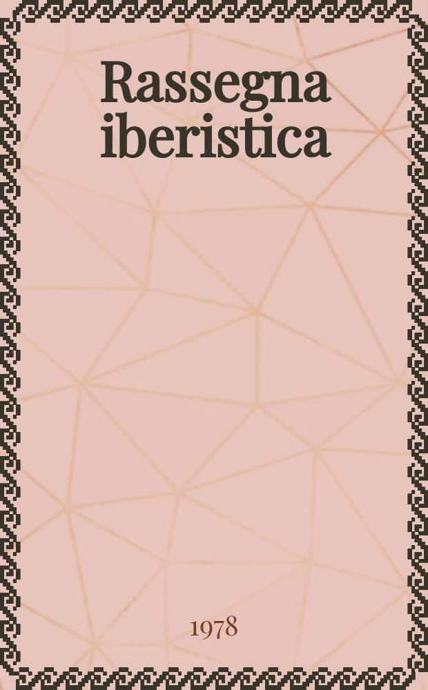 Rassegna iberistica
