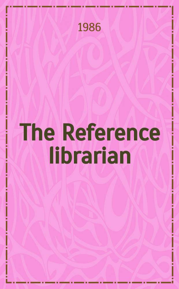The Reference librarian