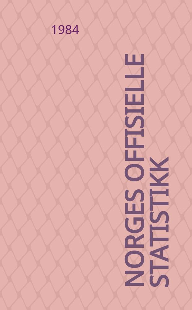 Norges offisielle statistikk