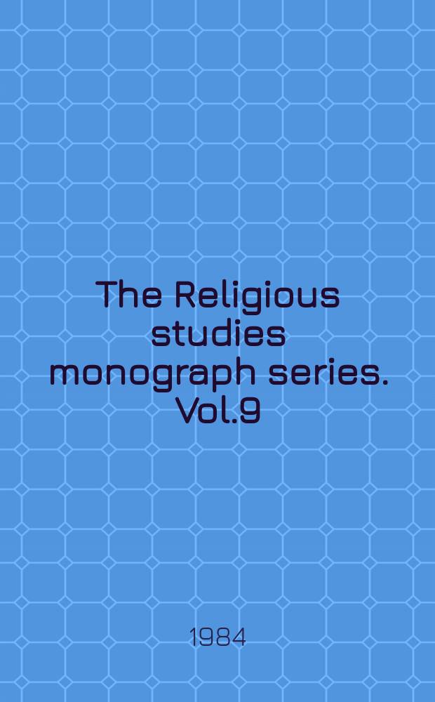The Religious studies monograph series. Vol.9 : The Temple in antiquity
