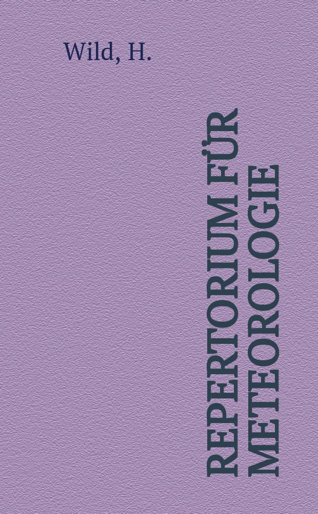 Repertorium für Meteorologie : Hrsg. von der k. Akad. der Wissenschaften. Bd.9, №9 : Einfluss der Qualität und Aufstellung auf dien Angaben der Regenmesser