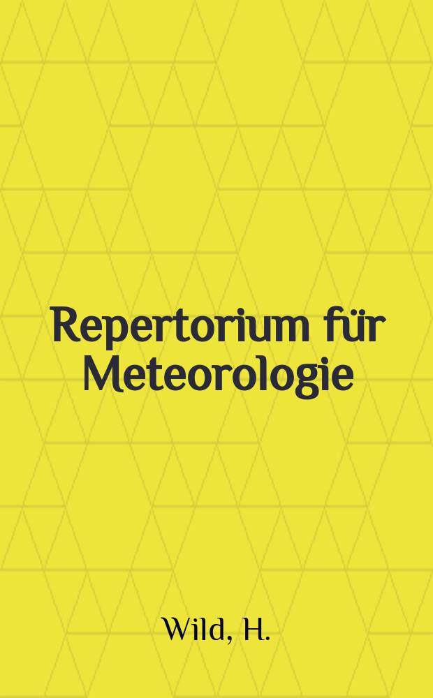 Repertorium für Meteorologie : Hrsg. von der k. Akad. der Wissenschaften. Bd.10, №4 : Neue Versuche über die Bestimmung der Wahren Lufttemperatur