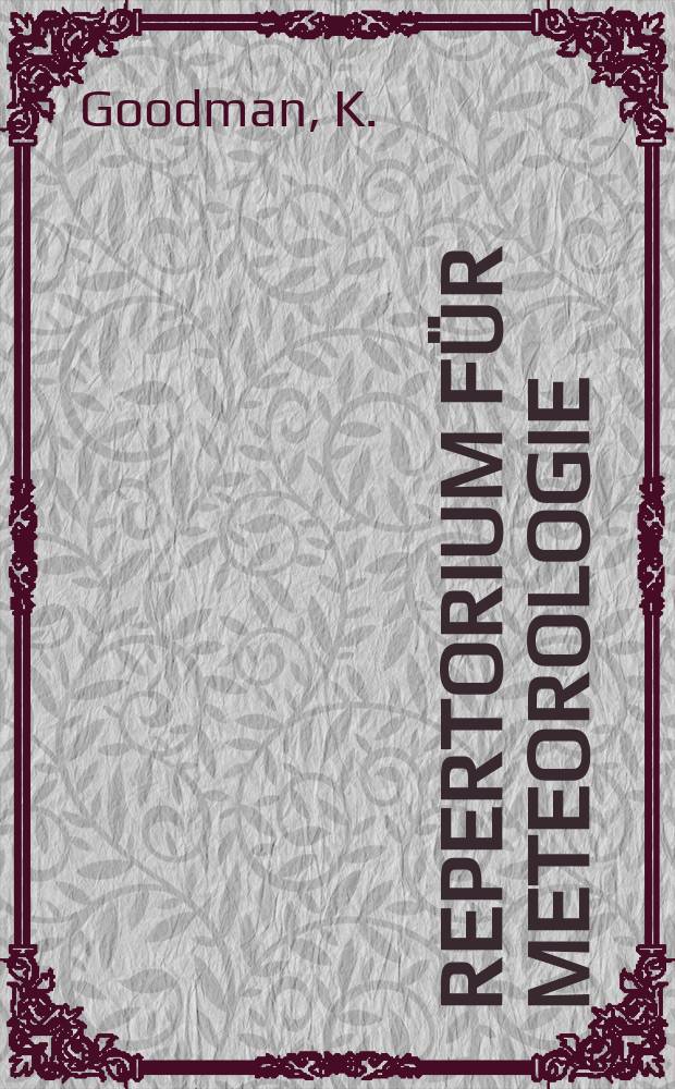 Repertorium für Meteorologie : Hrsg. von der k. Akad. der Wissenschaften. Bd.14, №8 : Über den täglichen Gang der Temperatur und Feuchtigkeit in Pawlowsk an heiteren- und trüben Tagen