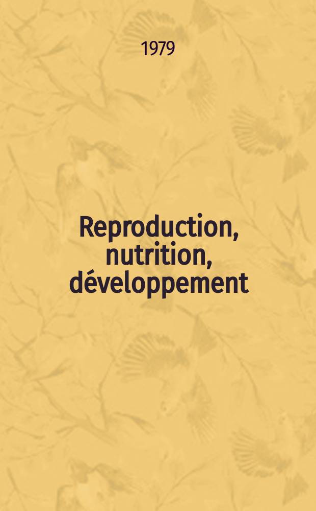 Reproduction, nutrition, développement : Anciennement Annales de biologie animale, biochimie, biophysique. Vol.19, №2B : Effets physiologiques comparés des huiles de colza et d'arachide