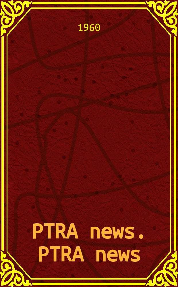 PTRA news. PTRA news