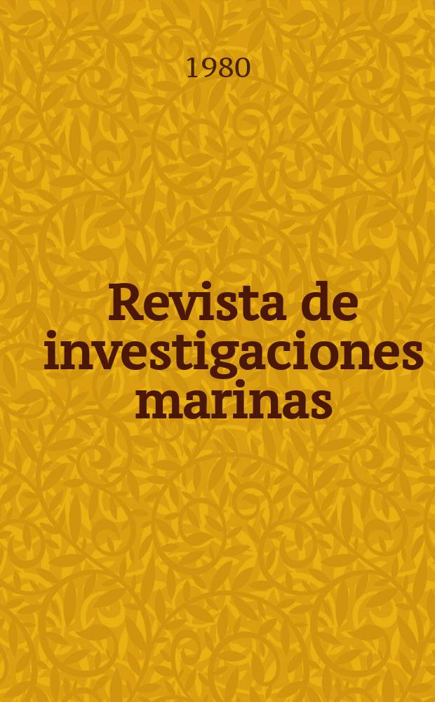 Revista de investigaciones marinas