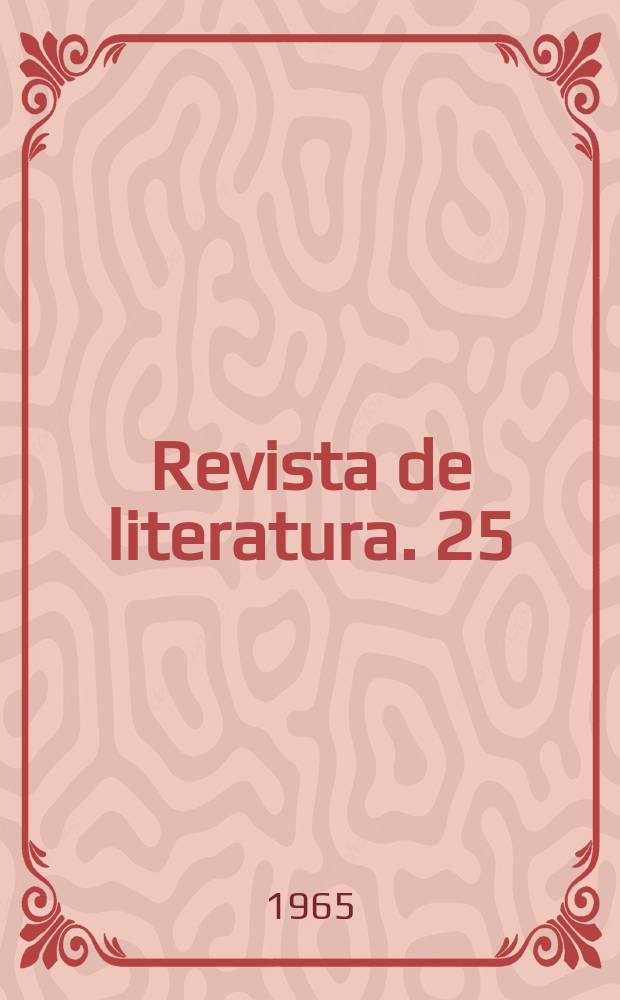 Revista de literatura. 25 : La mujer ideal
