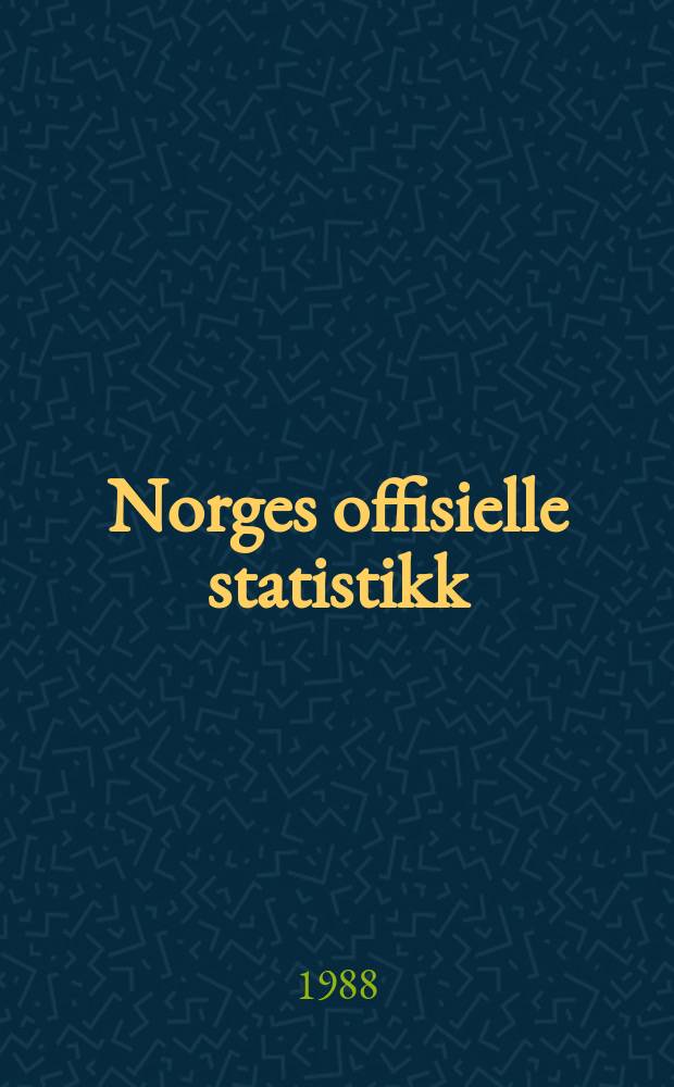 Norges offisielle statistikk