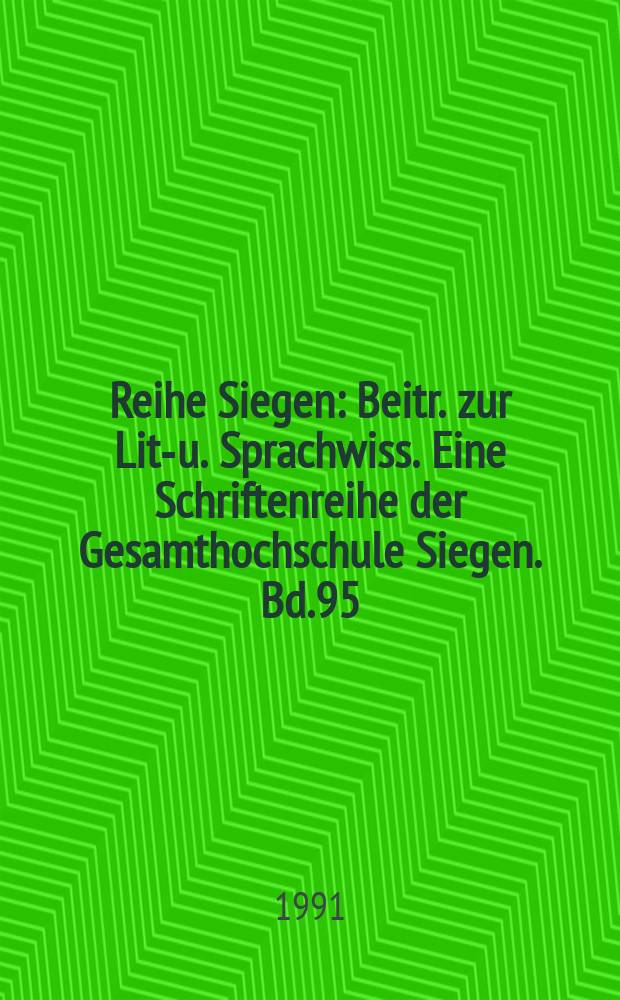 Reihe Siegen : Beitr. zur Lit.- u. Sprachwiss. Eine Schriftenreihe der Gesamthochschule Siegen. Bd.95 : Die französischen Präpositionen