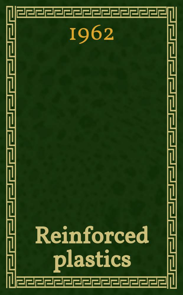 Reinforced plastics
