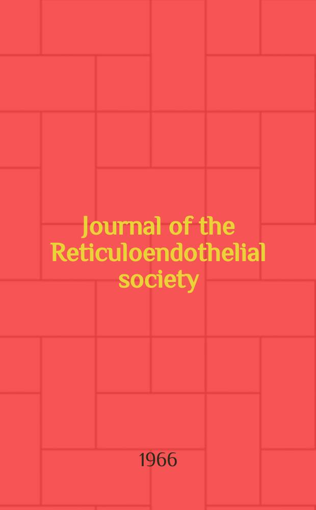Journal of the Reticuloendothelial society