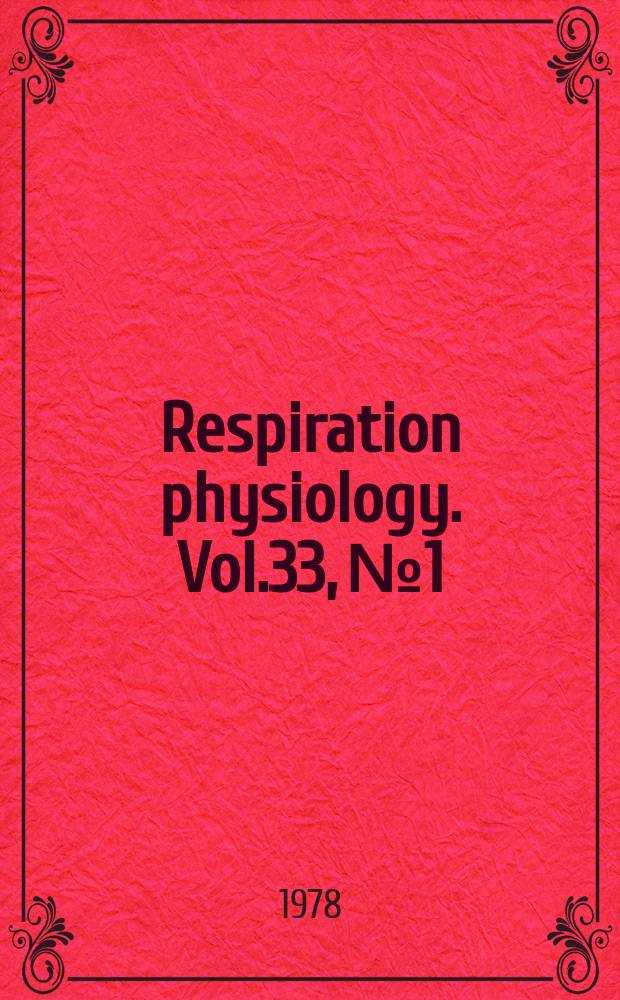 Respiration physiology. Vol.33, №1 : Interaction of intra and extra cellular acid - base balance