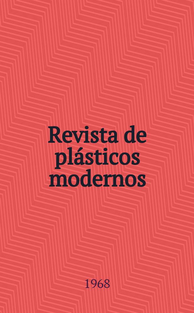 Revista de plásticos modernos