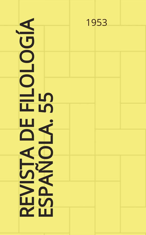 Revista de filología española. 55 : Lágrimas de Hieremías ...