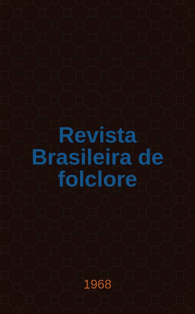Revista Brasileira de folclore
