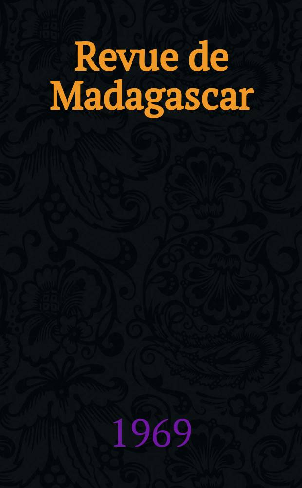 Revue de Madagascar