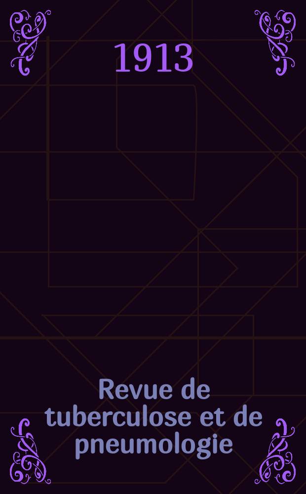 Revue de tuberculose et de pneumologie : Organe offic. de la Société française de tuberculose et du Comite national de défense contre la tuberculose. T.10, №2