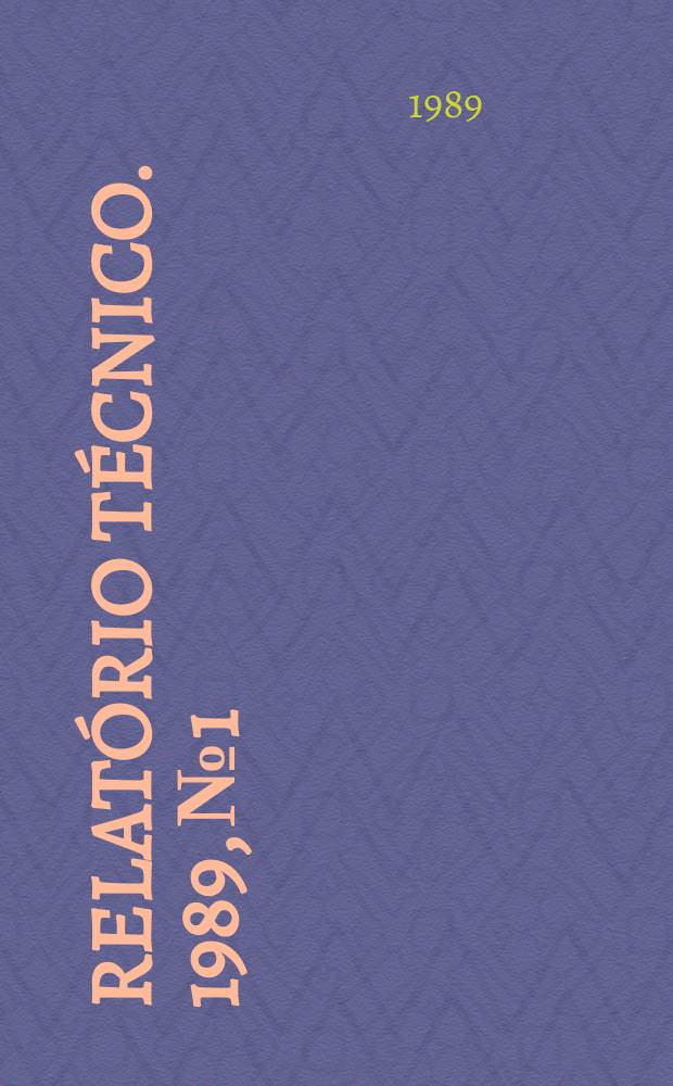 Relatório técnico. 1989, №1 : Uniform approximation of continuous ...