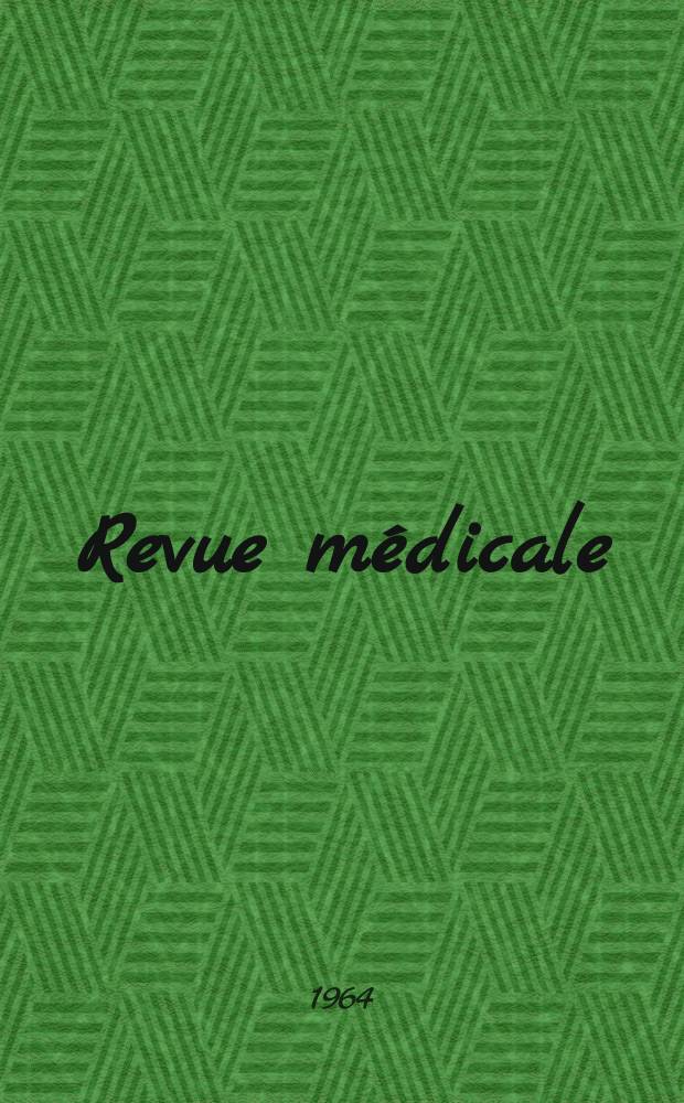 Revue médicale