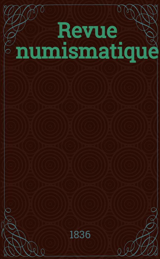 Revue numismatique