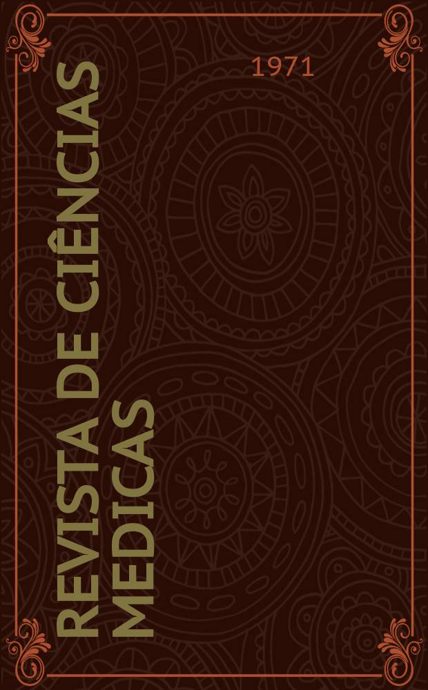 Revista de ciências medicas : Publicação da Faculdade de medicina aberta a colaboração de investigadores portugueses e estrangeiros. Vol.10 : A bilharzíase cutânea