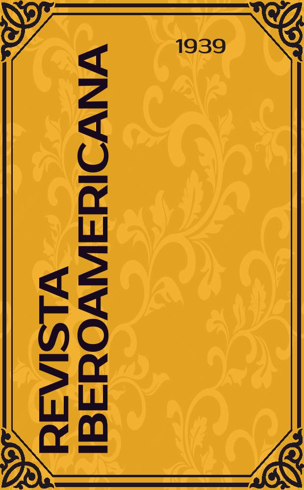 Revista iberoamericana : Órgano del Instituto internacional de literatura iberoamericana