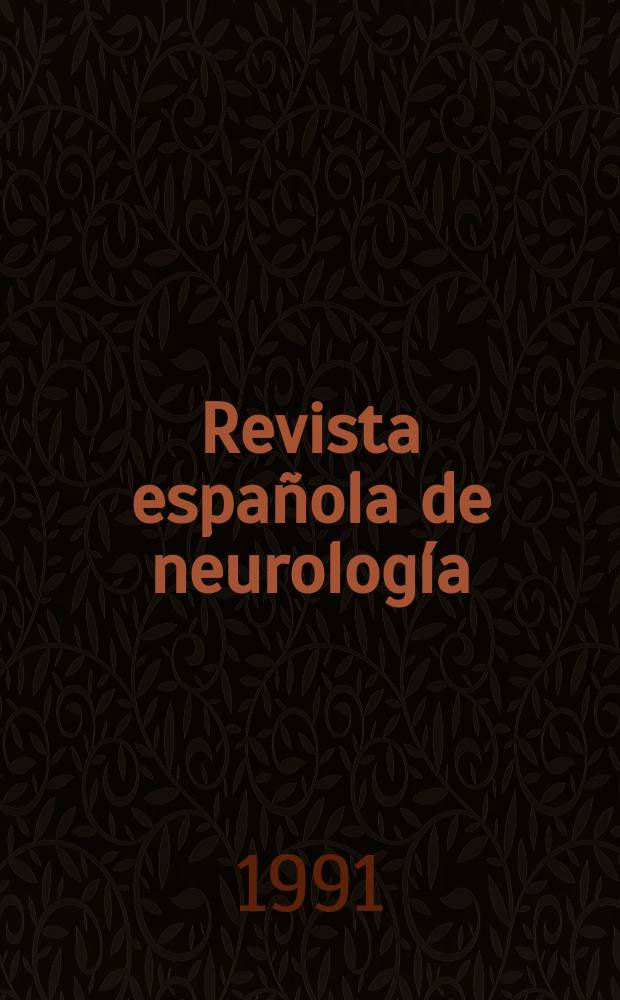 Revista española de neurología