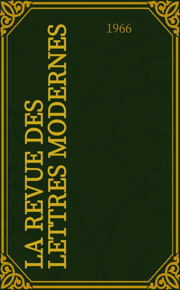 La Revue des lettres modernes : Histoire des idées et des littératures. Paul Claudel
