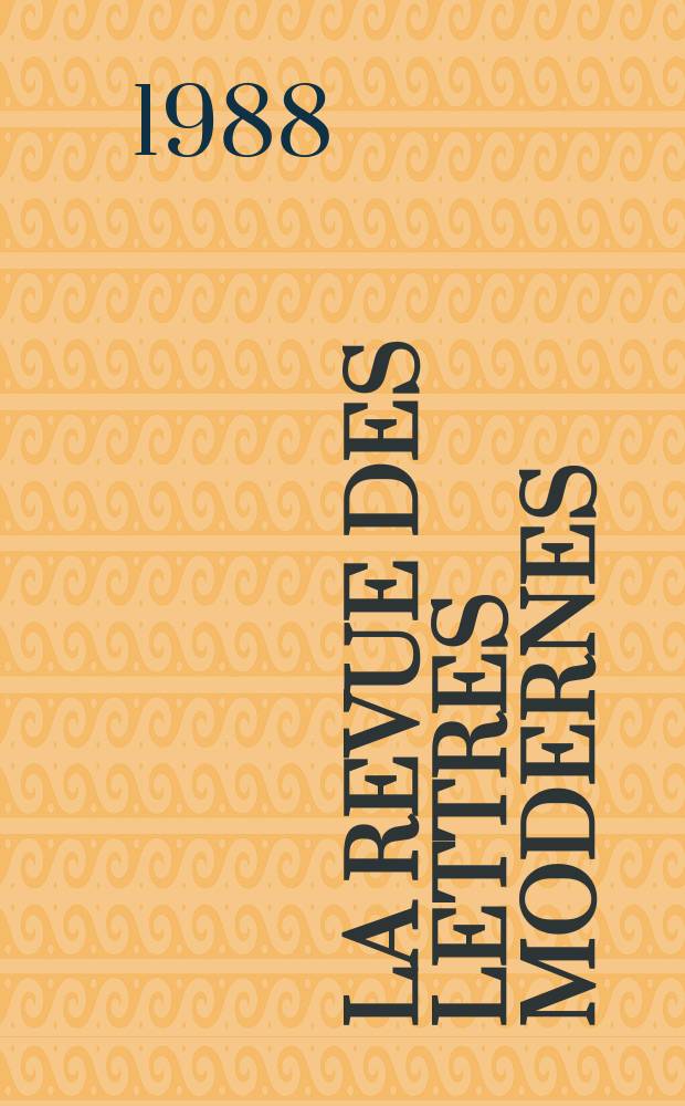La Revue des lettres modernes : Histoire des idées et des littératures. L.-F. Céline