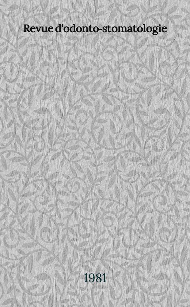 Revue d'odonto-stomatologie : Publ. par la Soc. odontologique de Paris Fusion des revues LA Revue odontologique Odontologie-le Bulletin des chirurgiens-dentistes indépendants - La Revue dentaire de France. T.10, №6spec. : (L'anesthésie loco-régionale )